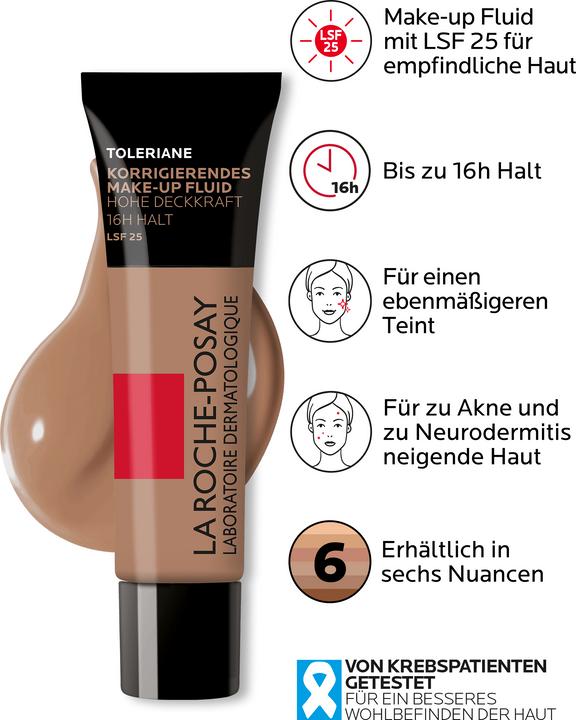 Actual product image La Roche Posay Toleriane fond de teint fluide 15 Tb 30 ml (No. 15 - Nude)