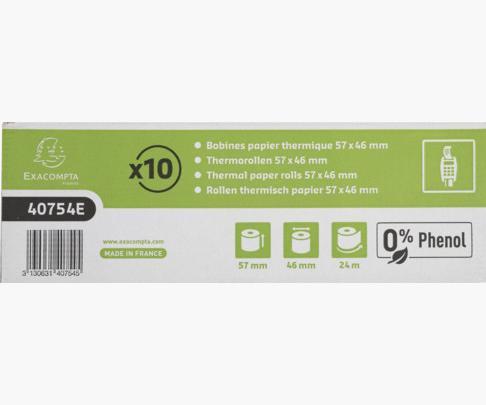 Actual product image Exacompta Rolls of thermal paper