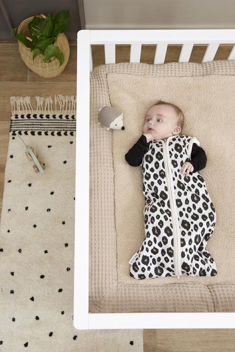 Produktbild Meyco Baby Waffel Teddy Laufgittereinlage - sand (80 cm, 100 cm)