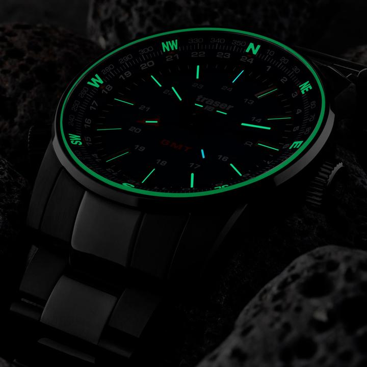 Actual product image Traser P68 Pathfinder GMT (Analogue wristwatch, 46 mm)