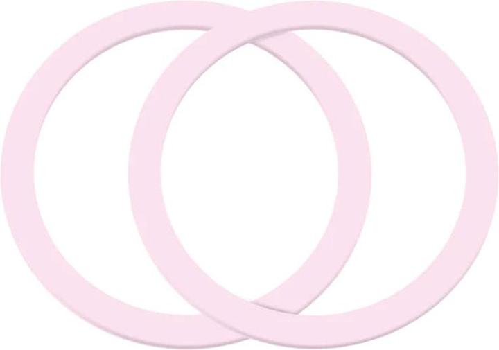 Immagine prodotto Joyroom set di anelli magnetici in metallo per smartphone 2 pezzi rosa (JR-Mag-M3)