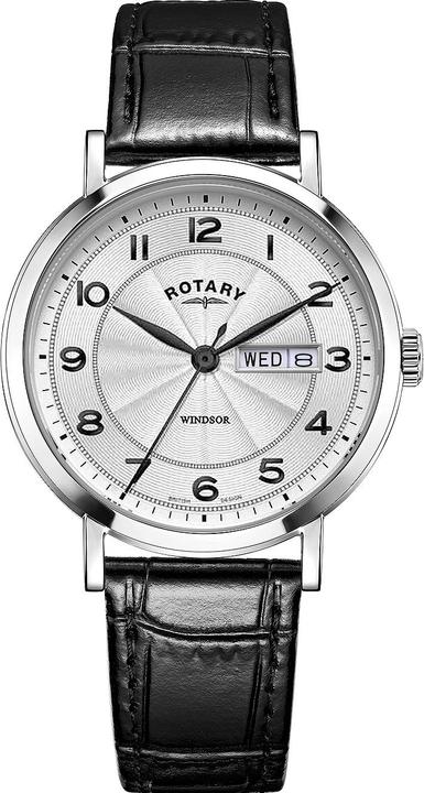 Rotary GS05420/22 Windsor Herren 37mm 5ATM (Analoguhr, 37 mm)