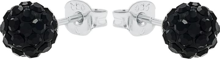 Amor Ohrschmuck für Damen, 925 Sterling Silber, Kristallglas (Silber 925)