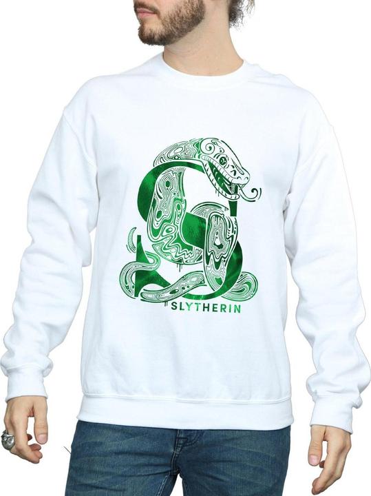 Actual product image Mens Slytherin Snake Sweatshirt (L)