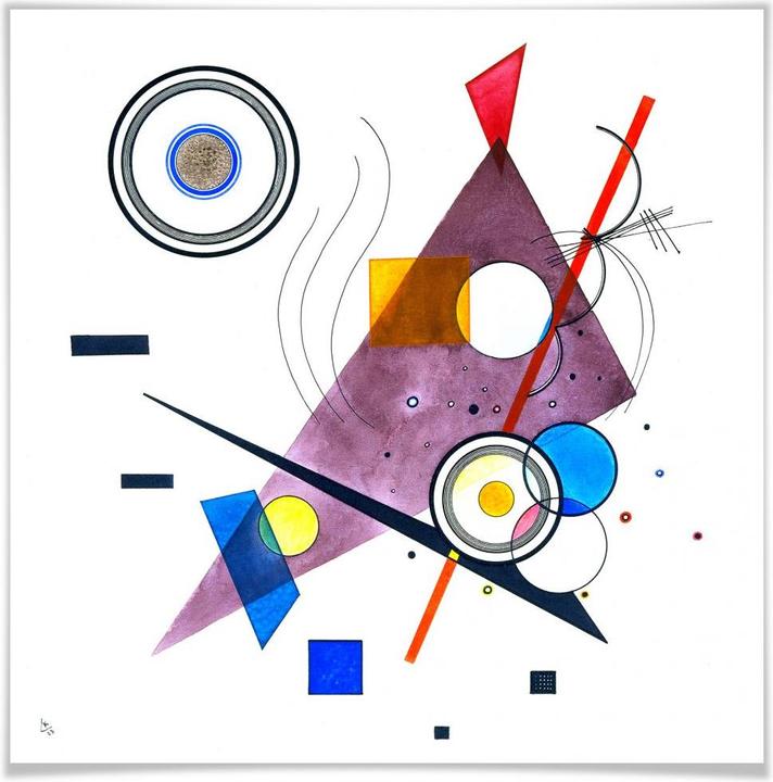 Immagine prodotto Trenddeko Kandinsky - Composizione II (40 x 40 cm)