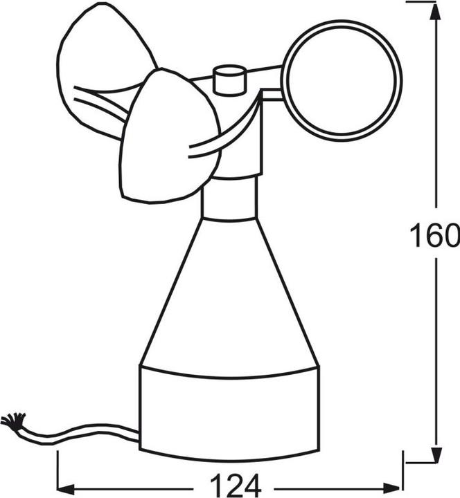 Immagine prodotto Busch-Jaeger Sensore di velocità del vento lineare 2CKA006190A0031