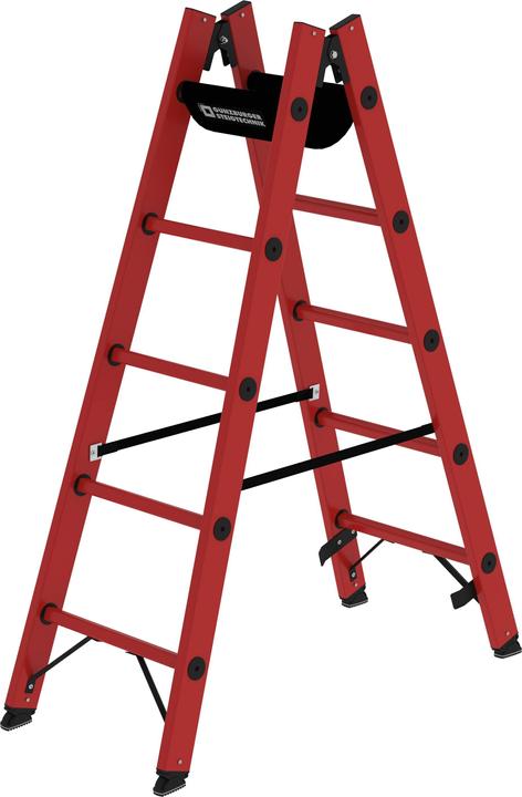 Produktbild Munk Sprossen-Stehleiter GFK 2x5 Sprossen (Stehleiter, 155 cm)