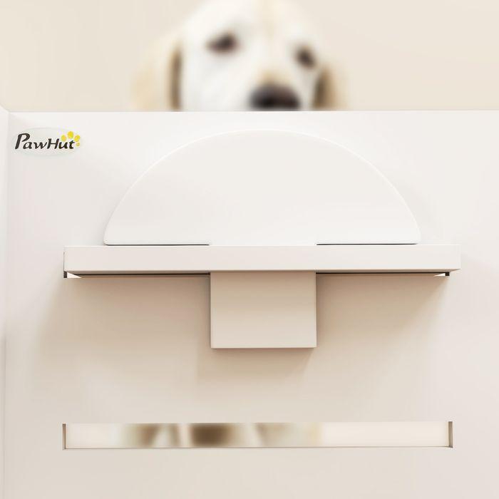 Immagine prodotto Swisshandel24 Hundenapf erhöht, Höhenverstellbar Futternapf für Hunde mit Separatem Design (1 l)