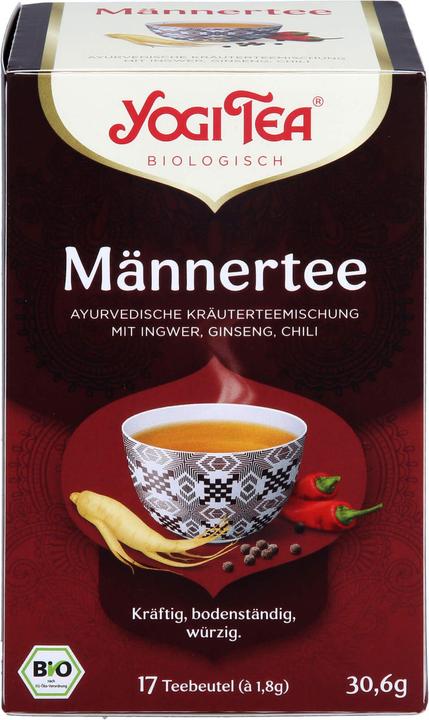 Actual product image Yogi Tea Men's Tea Ayurvedic Herbal Tea Blend, 17 pcs. filter bags (30.60 g)