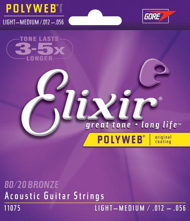 Produktbild Gore Wear Elixir 11075 Bronze LM Poly 012/056 (6 x, Gitarre, 0.01")