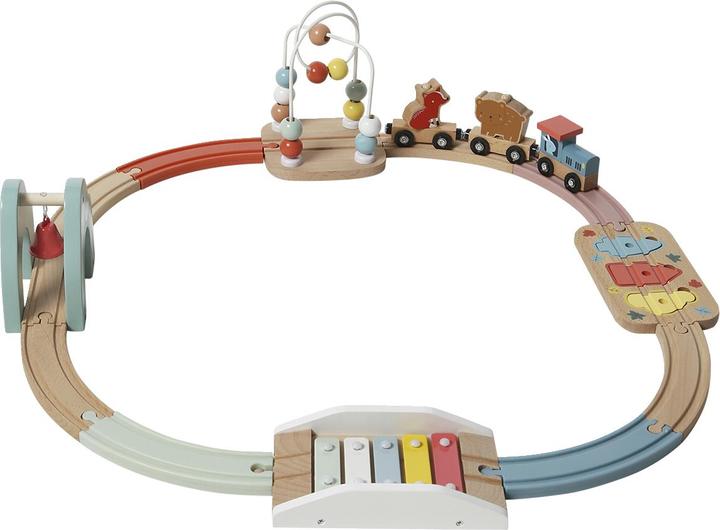 Produktbild Vertbaudet 12-teilige Kleinkinder Holzeisenbahn FSC®