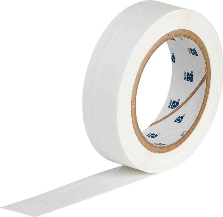Actual product image Brady LAM-5-103, Die-cut labels for laminate overlay, Polyester, Transparent, 25.4 x 12.7mm, pe