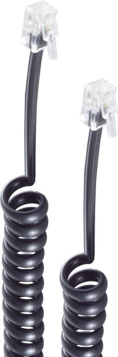 Immagine prodotto Shiverpeaks Cavo a spirale per cornetta telefonica ®-BASIC-S 2x 4P4C, bianco, 2,0m