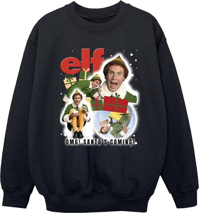 Immagine prodotto Elf Buddy Collage Felpa Ragazze (152, 158)