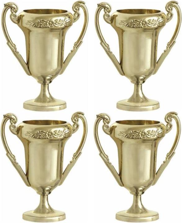 Produktbild Unique Goldene Mini-Trophäen (4St.)