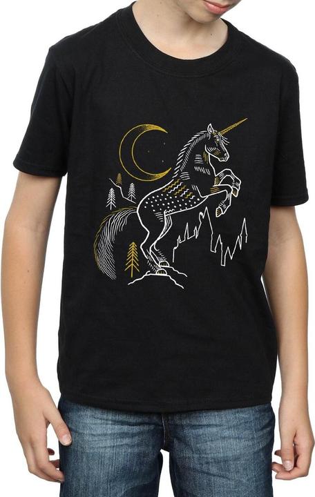 Immagine prodotto Unicorn Line Art Maglietta Ragazzi (140, 146)