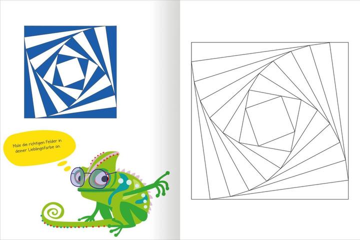 Actual product image Optical illusions - Colouring book