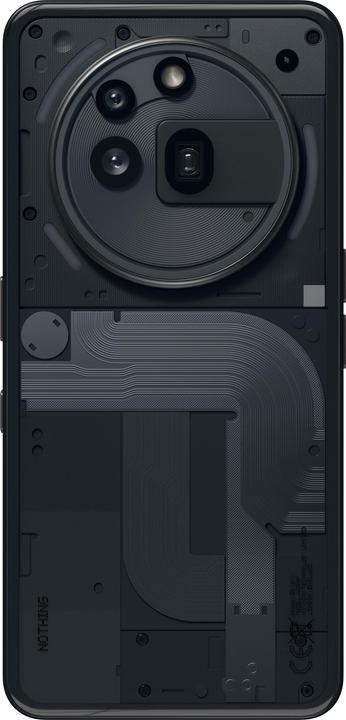 Actual product image Nothing Phone (3a) Pro (256 GB, Black, 6.77", SIM + eSIM, 50 Mpx, 5G)