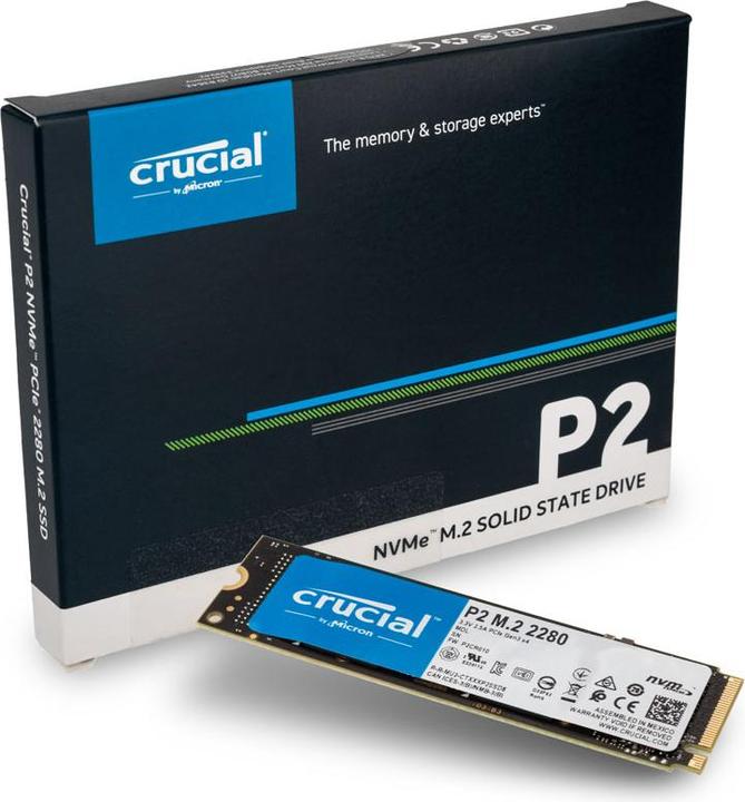Actual product image Crucial P2 (1000 GB, M.2 2280)