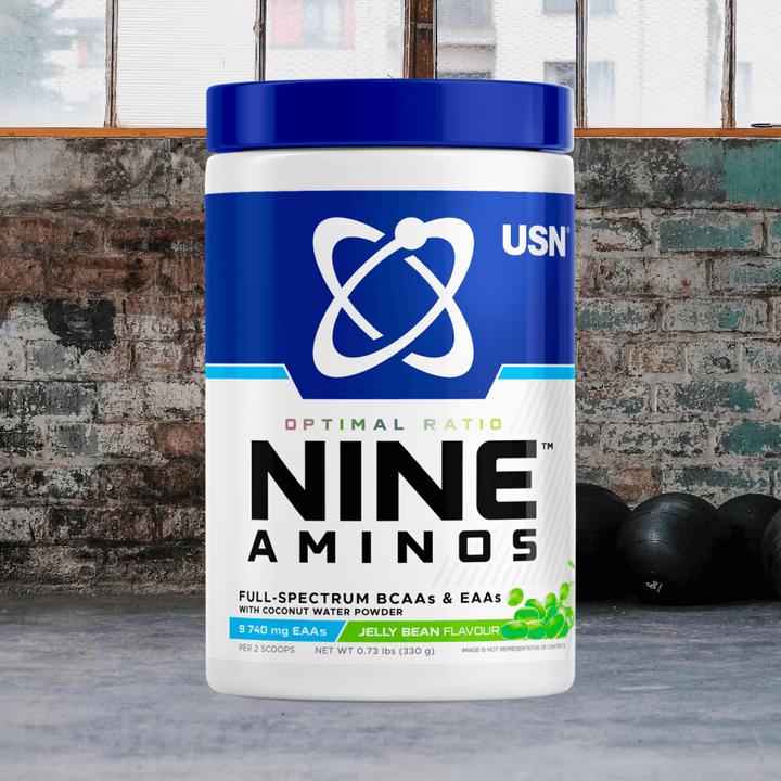 Produktbild USN Nine Aminos (Green Jelly Beans, 330 g)