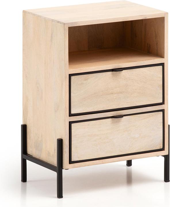 Image du produit FineBuy Chevet FB96459 bois massif marron