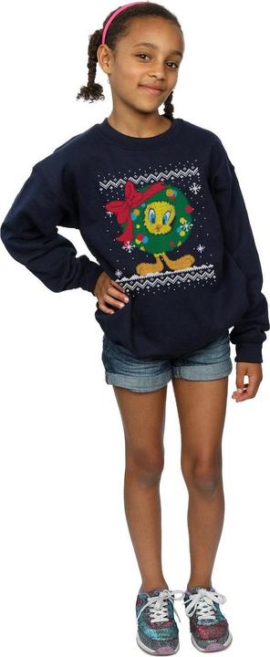 Immagine prodotto Looney Tunes Tweety Pie Christmas Fair Isle Felpa Ragazze (152, 158)