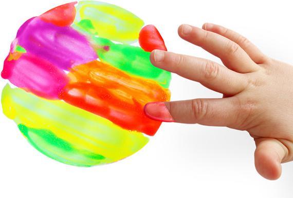 Immagine prodotto Morocolor Vernice a dita Primo Fluorescente Set di 6 in astuccio di plastica (6 colori neon, 100 ml)