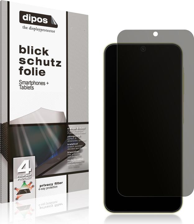 Actual product image Dipos Screen Protector 4-Way Privacy (1 Piece, Samsung Galaxy A25 5G)