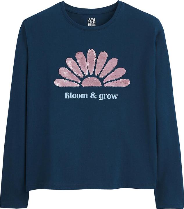 Produktbild La Redoute Collections Shirt mit Wende-Pailletten (128)