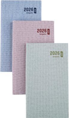 Immagine prodotto Brepols Agenda Interplan Toile O. 23 620659960 ass., 1W/2S, 9x16cm (90 x 160 mm, Tedesco, Olandese)