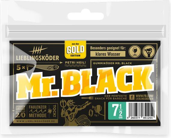 Actual product image Lieblingsköder Mr.Black (7.50 cm)
