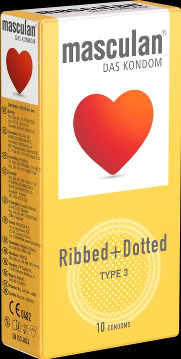 Produktbild Masculan Kondome "Ribbed & Dotted" (10 Stk.)