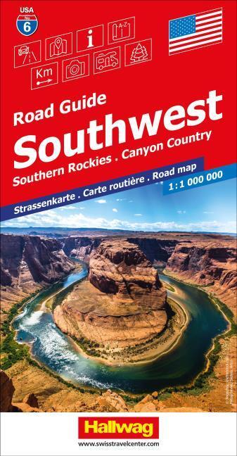 Actual product image USA (Southwest), Southern Rockies - Canyon Country, Road Guide No. 6, Road Map 1:1Mio