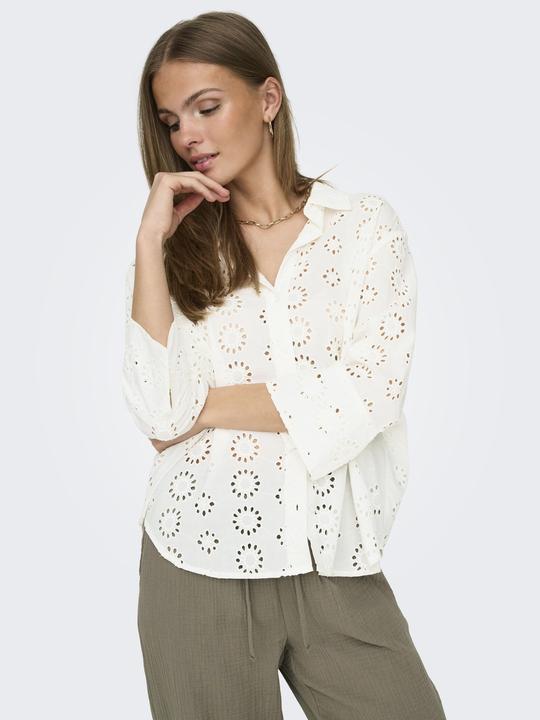 Image du produit JdY Coupe normale Col chemise Manches longues Coupe volumineuse des bras Chemise (XS)