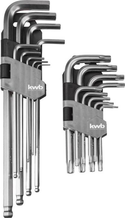 Actual product image kwb Hexagon spanner set 8 pieces