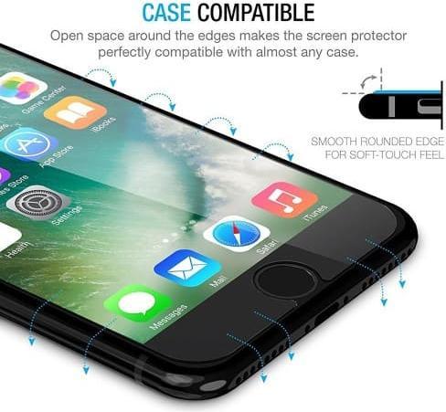 Produktbild Ueli Express iPhone SE / 8 / 7 Displayschutz Panzerglas Casefriendly (1 Stück, Apple iPhone 7, Apple iPhone 8, Apple iPhone SE, Apple iPhone SE (2nd Gen), Apple iPhone SE (3rd Gen))