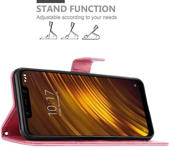 Produktbild Cadorabo Flower Book Cover (Xiaomi Pocophone F1)