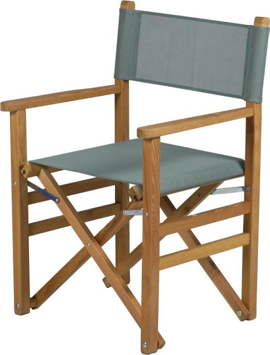 Produktbild Fiam REGISTA WOODEN FOLDABLE CHAIR Sage green - Wooden / Texfil