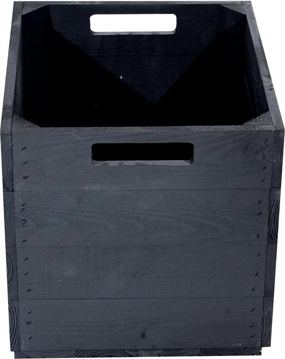 Immagine prodotto Holz Zollhaus Scatola portaoggetti Vintage Black, 33 x 38 cm (33 x 33 x 38 cm, 41.38 l)