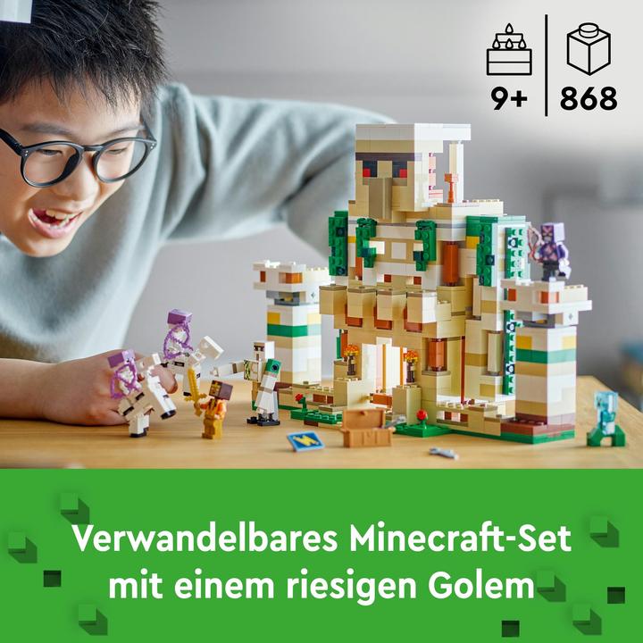 Image du produit LEGO 21250 La forteresse du golem de fer (21250, LEGO Minecraft)