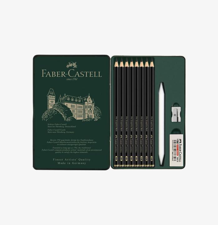 Actual product image Faber-Castell Graphite Pencil Graphite Set (2 mm, B, HB, 1 x)
