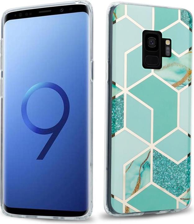 Produktbild Cadorabo IMD TPU Bunter Marmor Cover (Samsung Galaxy S9+)