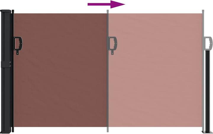 Actual product image VidaXL Extendable side awning (1.20 m)