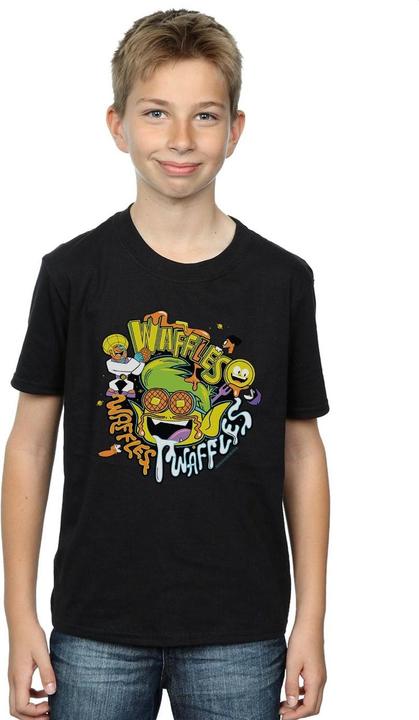 Immagine prodotto Teen Titans Go Waffle Mania Maglietta Ragazzi (152, 158)