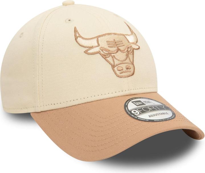Produktbild New Era 9Forty Strap Cap - COLOUR BLOCK Chicago Bulls beige