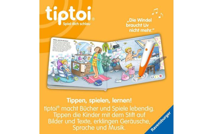 Image du produit tiptoi Abenteuer Grosswerden: Liv geht aufs Töpfchen (Allemand, Sandra Grimm, Stéffie Becker, 2025)