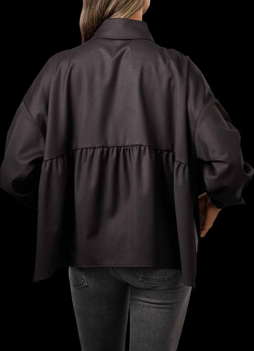 Image du produit Drykorn Oversized Flanna Blouse Long Sleeve Black (S)