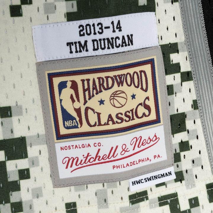 Actual product image Mitchell & Ness Swingman Mesh Jersey San Antonio Spurs 2013 Tim Duncan (S)