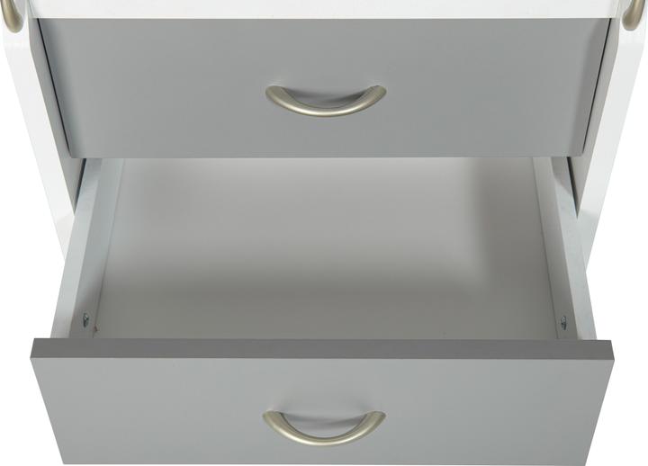 Actual product image Inter Link Container PRINTI Castors-based container Printi white grey (40 x 65 x 36 cm)