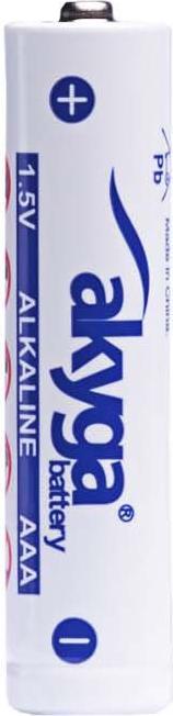 Immagine prodotto Akyga AAA LR03 Mignon (AA)-Batterie Alkali-Mangan 1300 mAh 1.5 V 4 St. (4 pz., AAA, 1300 mAh)